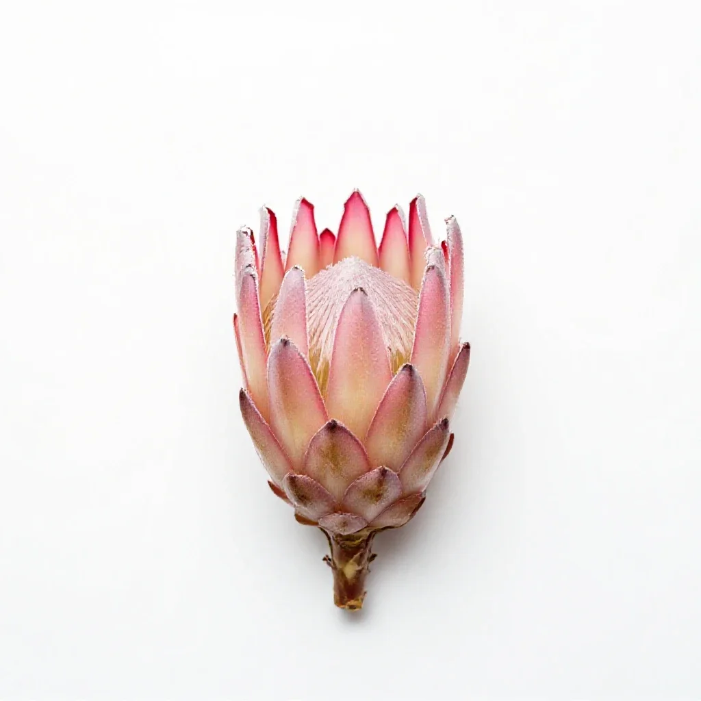 Protea isolated on a white background