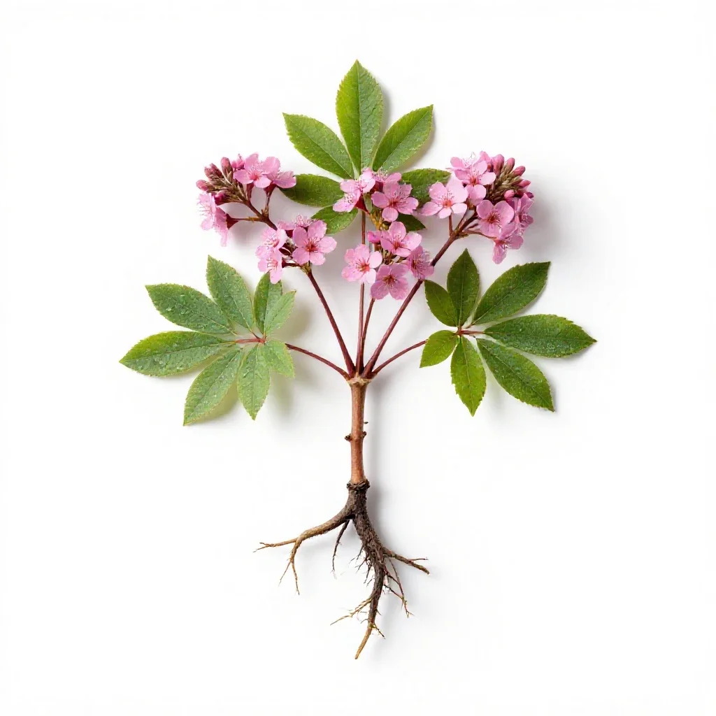 Restharrow isolated on a white background