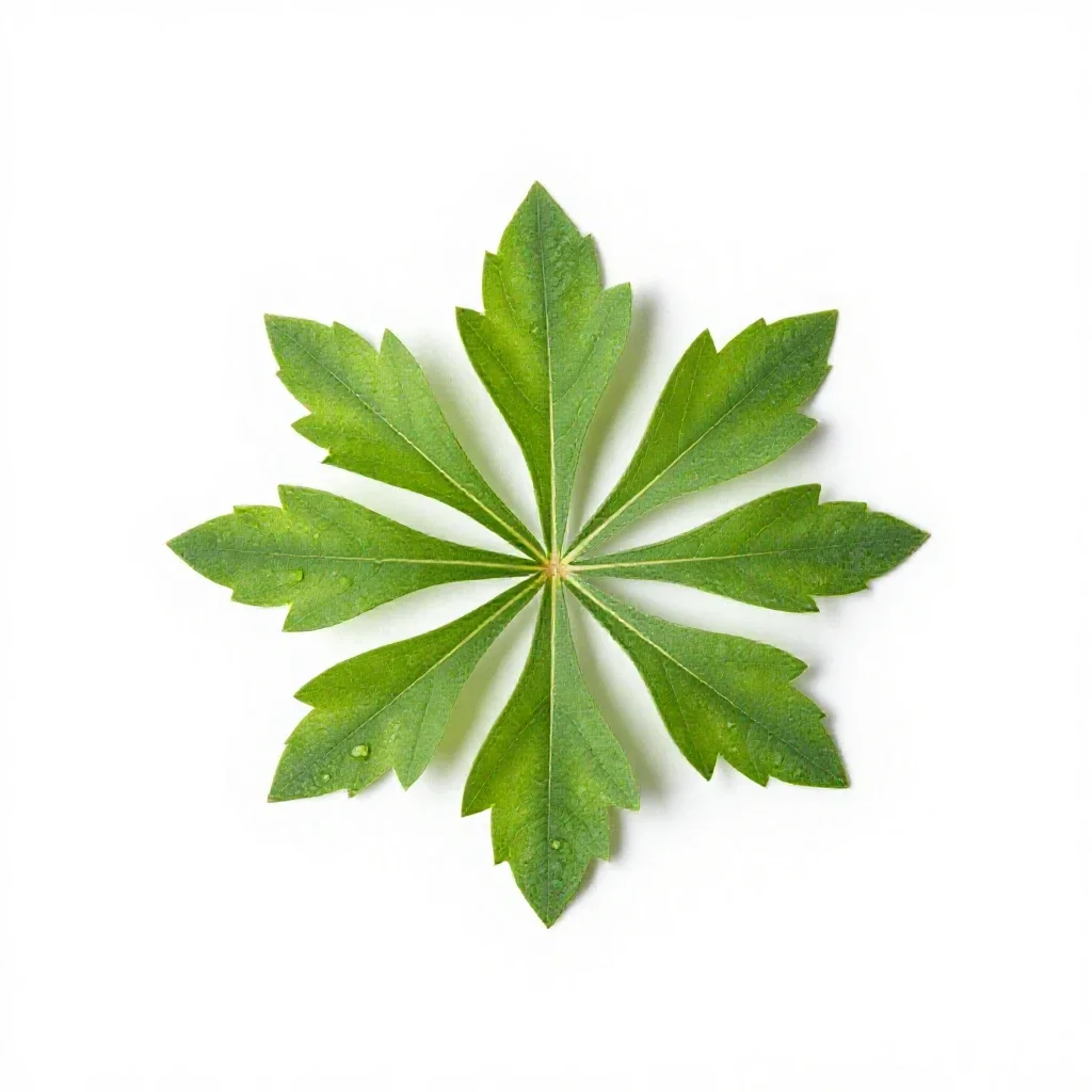 Richweed isolated on a white background