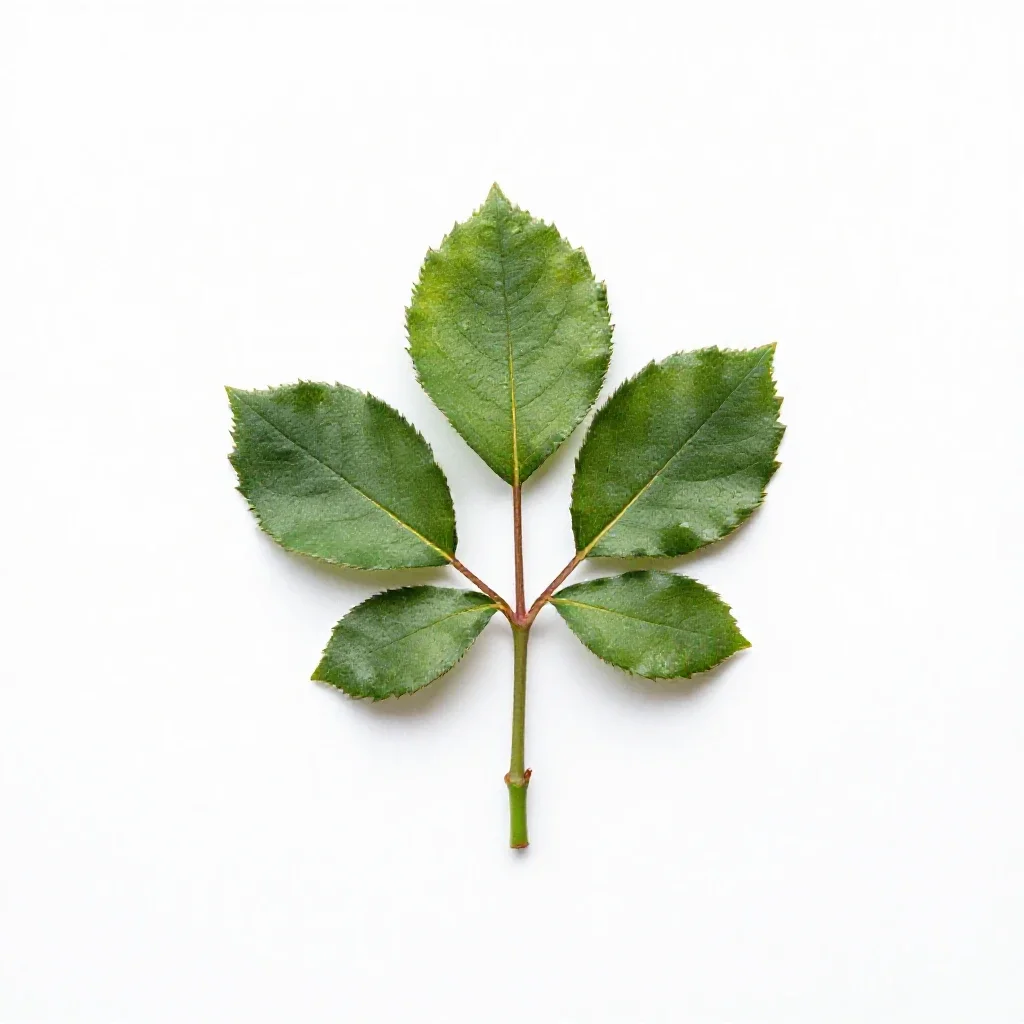 Rosebay isolated on a white background
