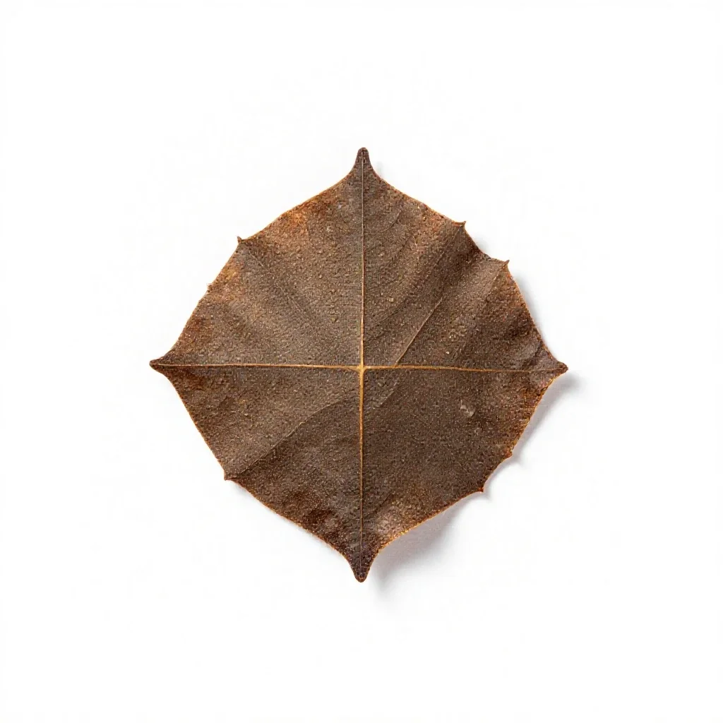Salal isolated on a white background