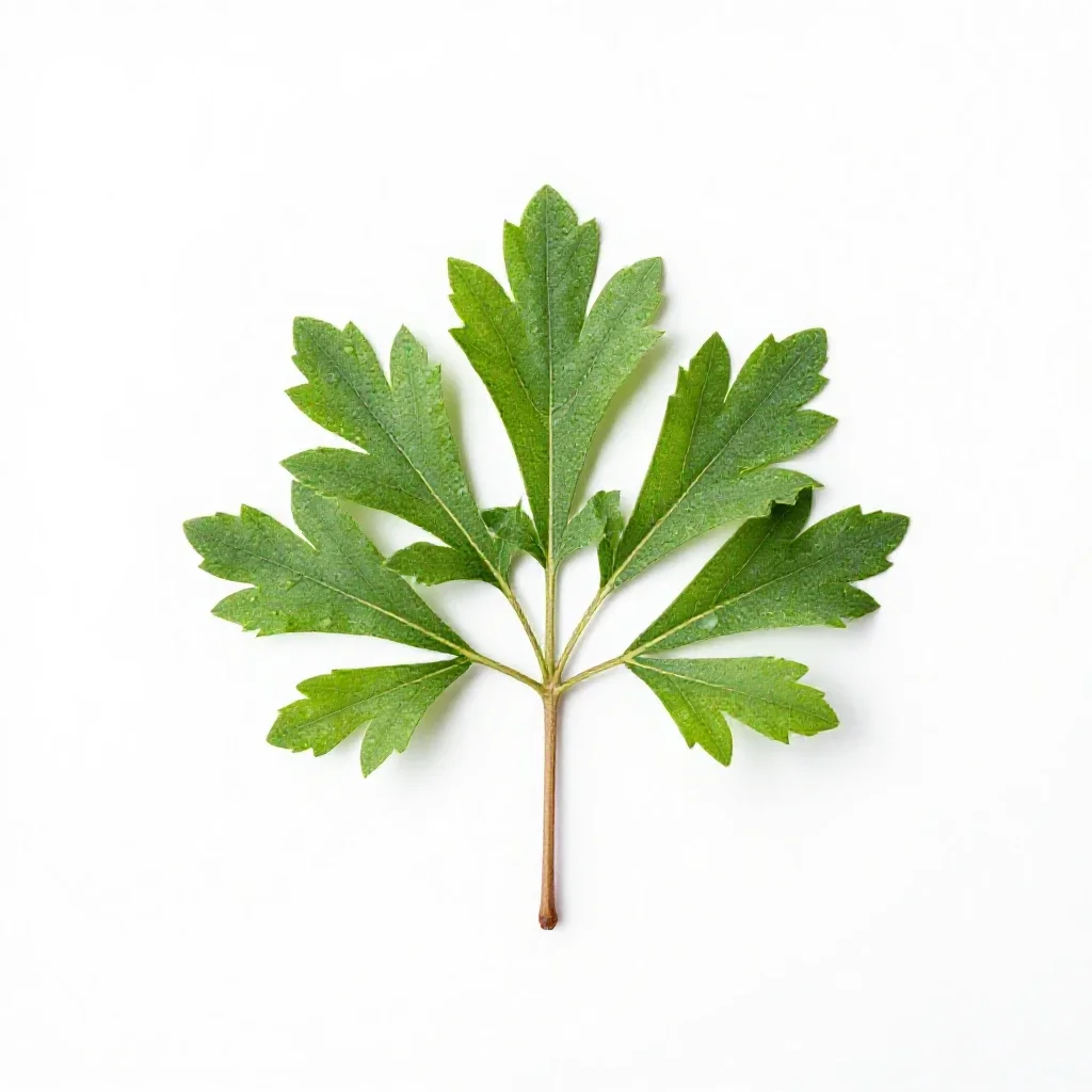 Salt tree isolated on a white background