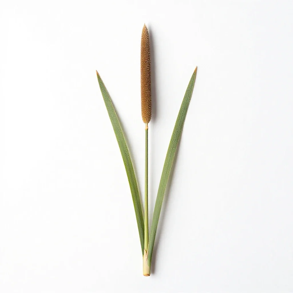 Sand sedge isolated on a white background