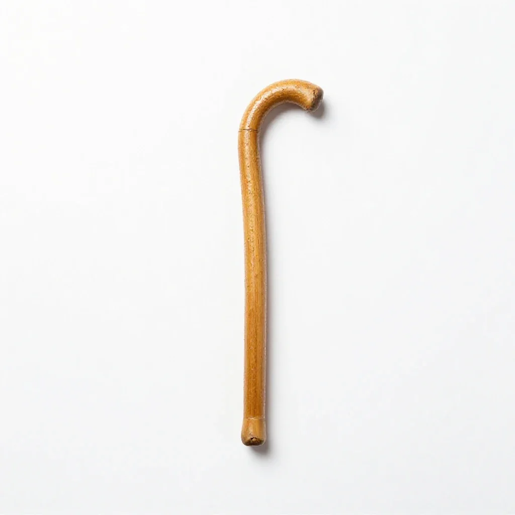 Small cane isolated on a white background