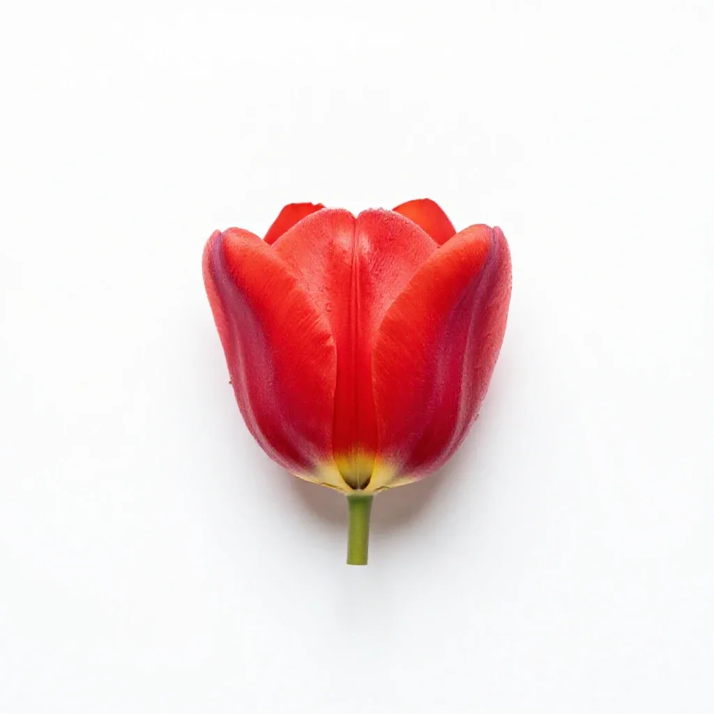 Star tulip isolated on a white background