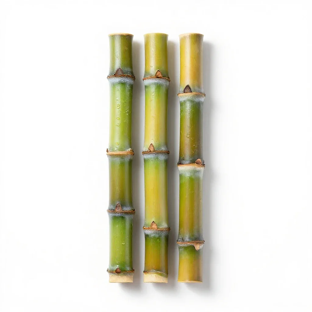 Sugarcane isolated on a white background