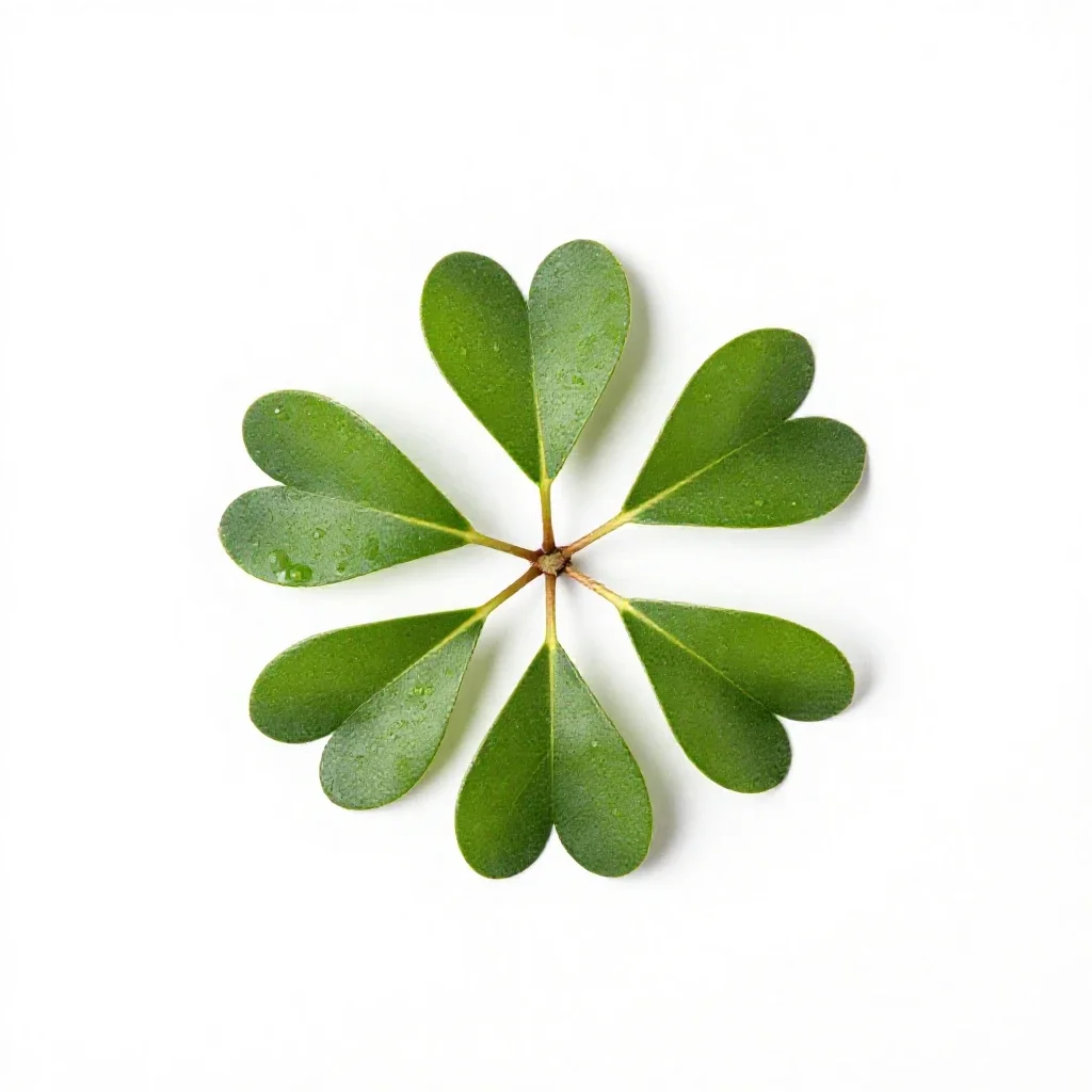 Swamp laurel isolated on a white background