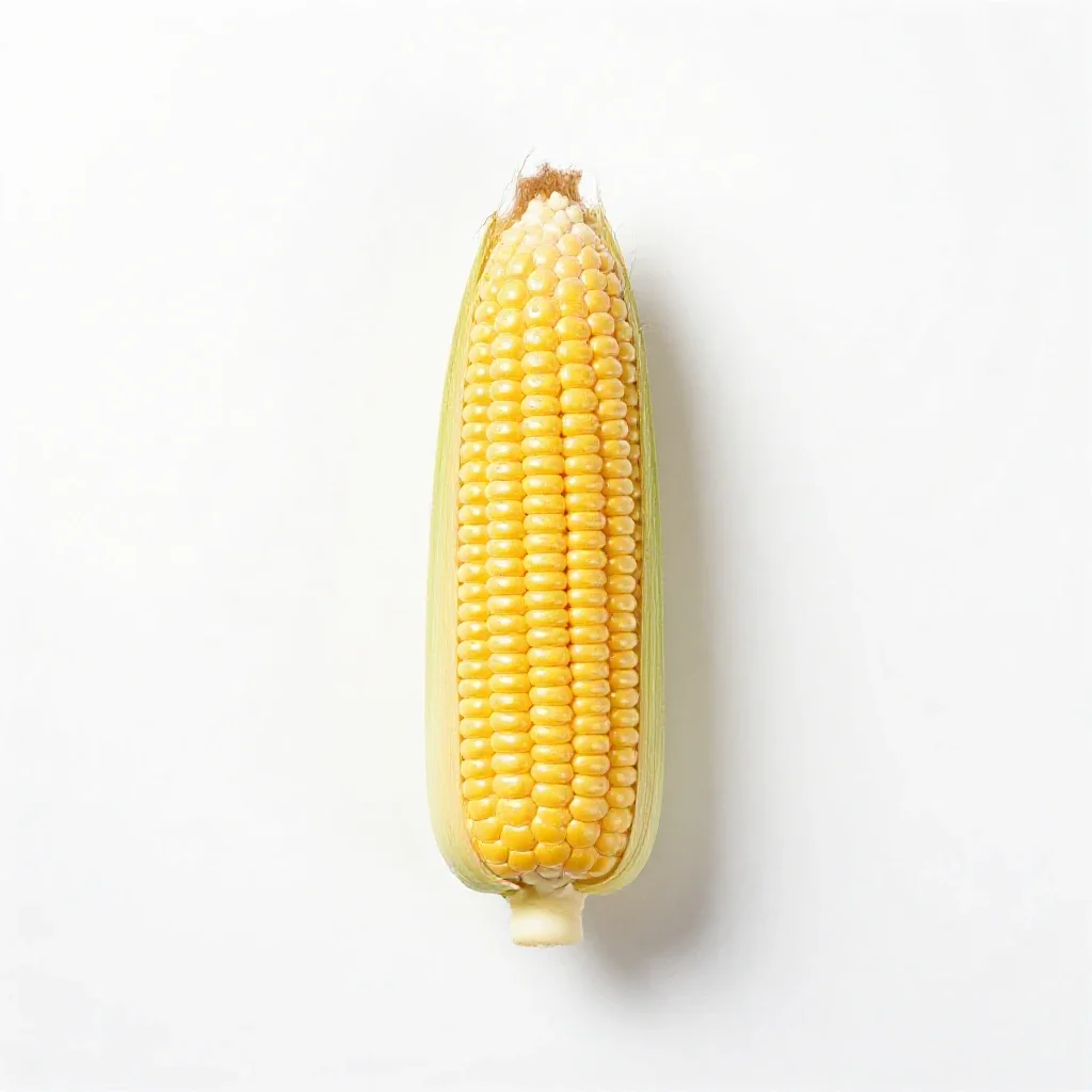 Sweet corn isolated on a white background