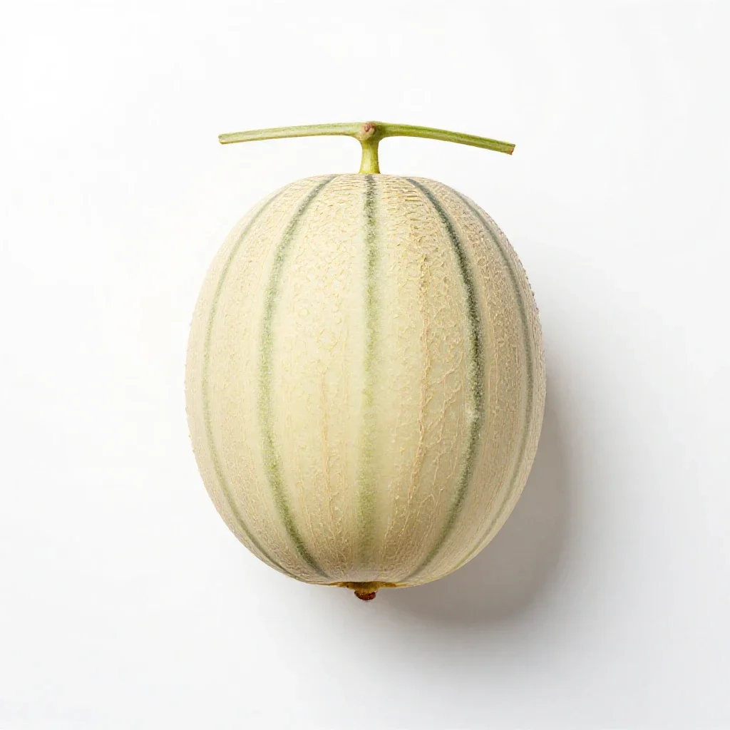 Sweet melon isolated on a white background