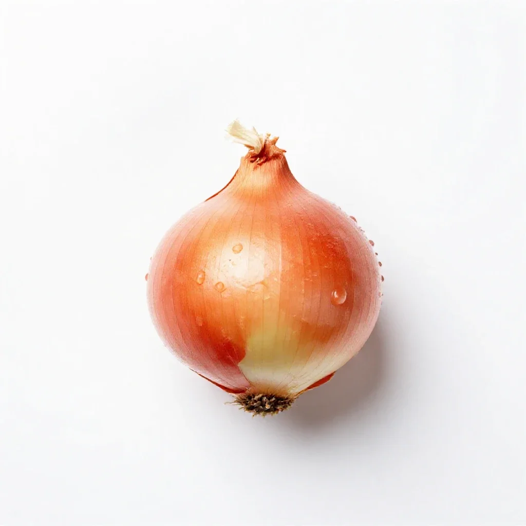Tree onion isolated on a white background