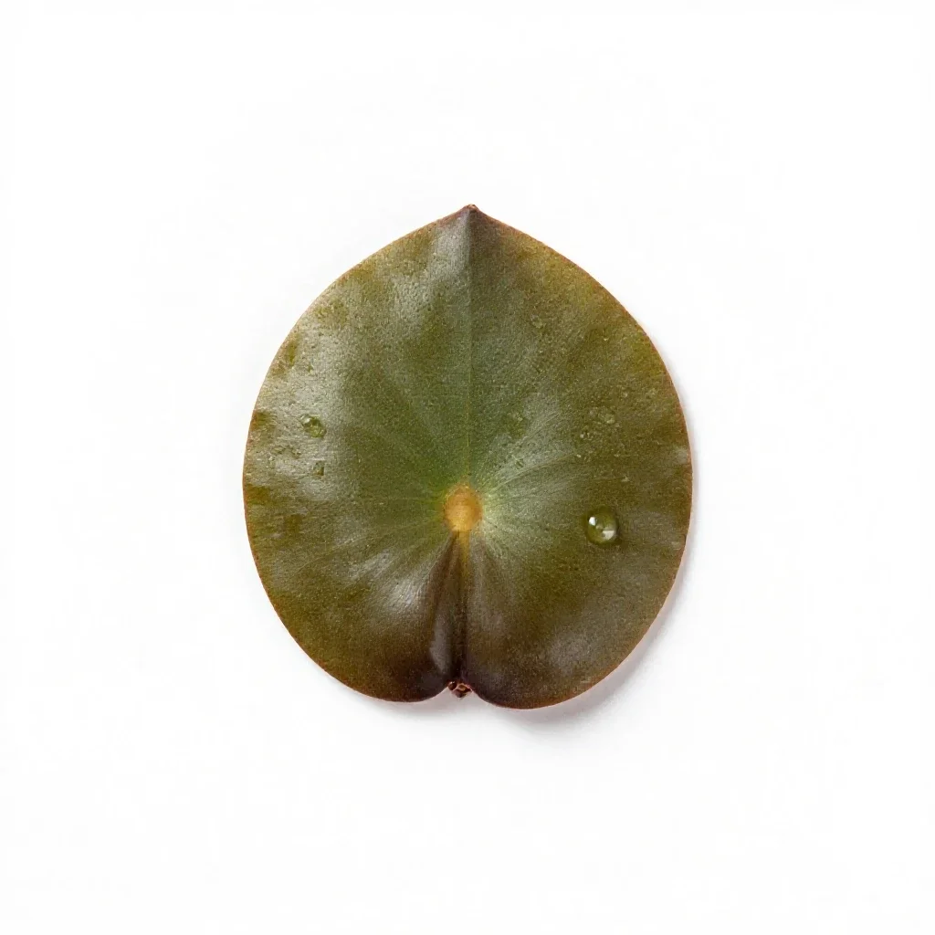 Water caltrop isolated on a white background