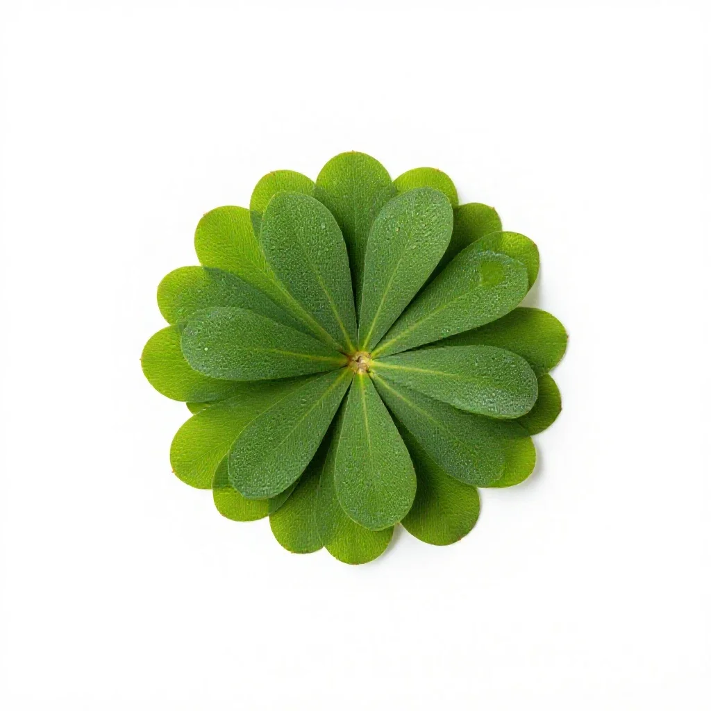 Water milfoil isolated on a white background