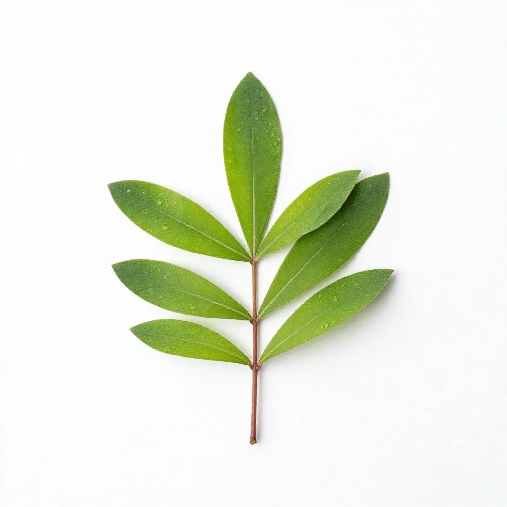 Wild indigo isolated on a white background