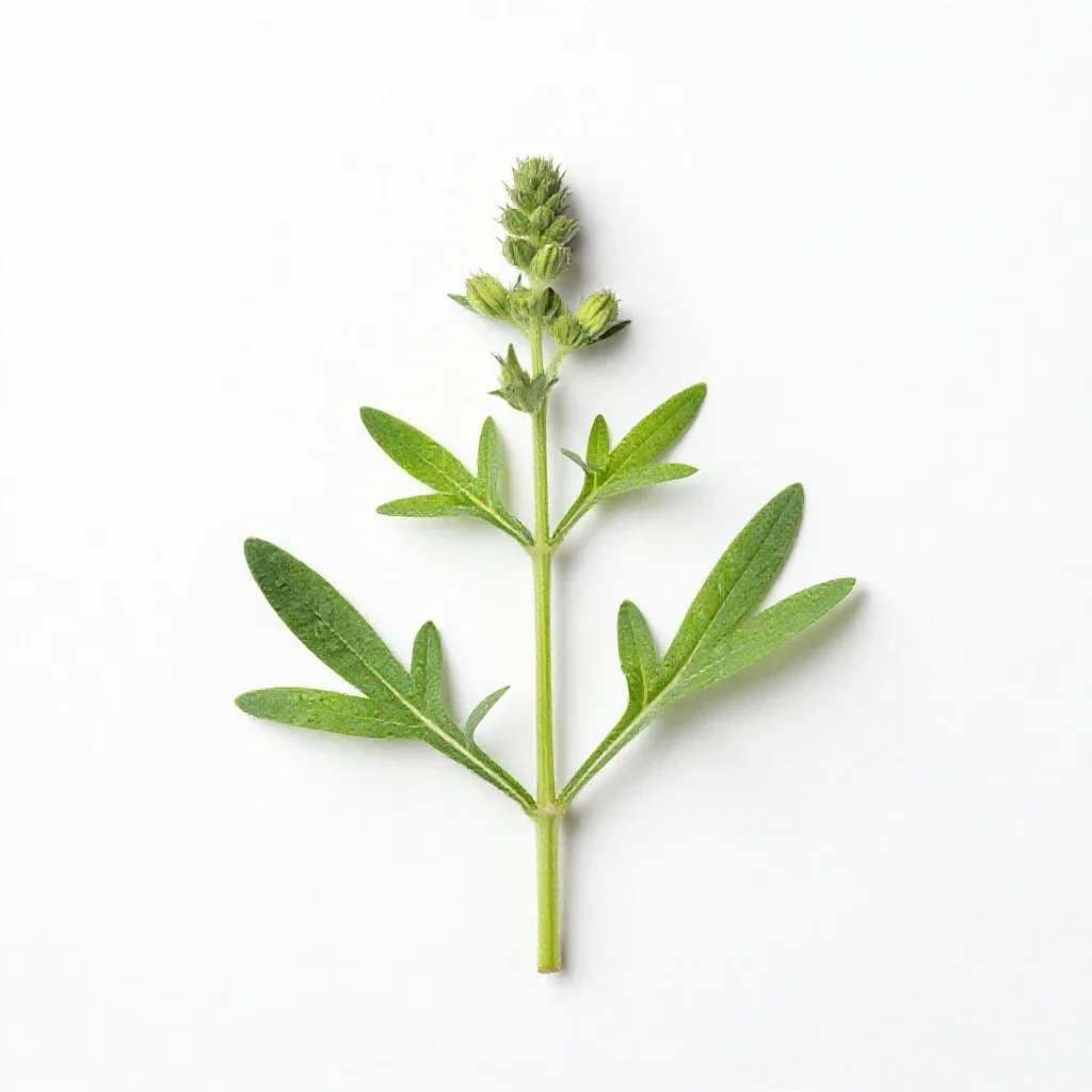 Wild senna isolated on a white background