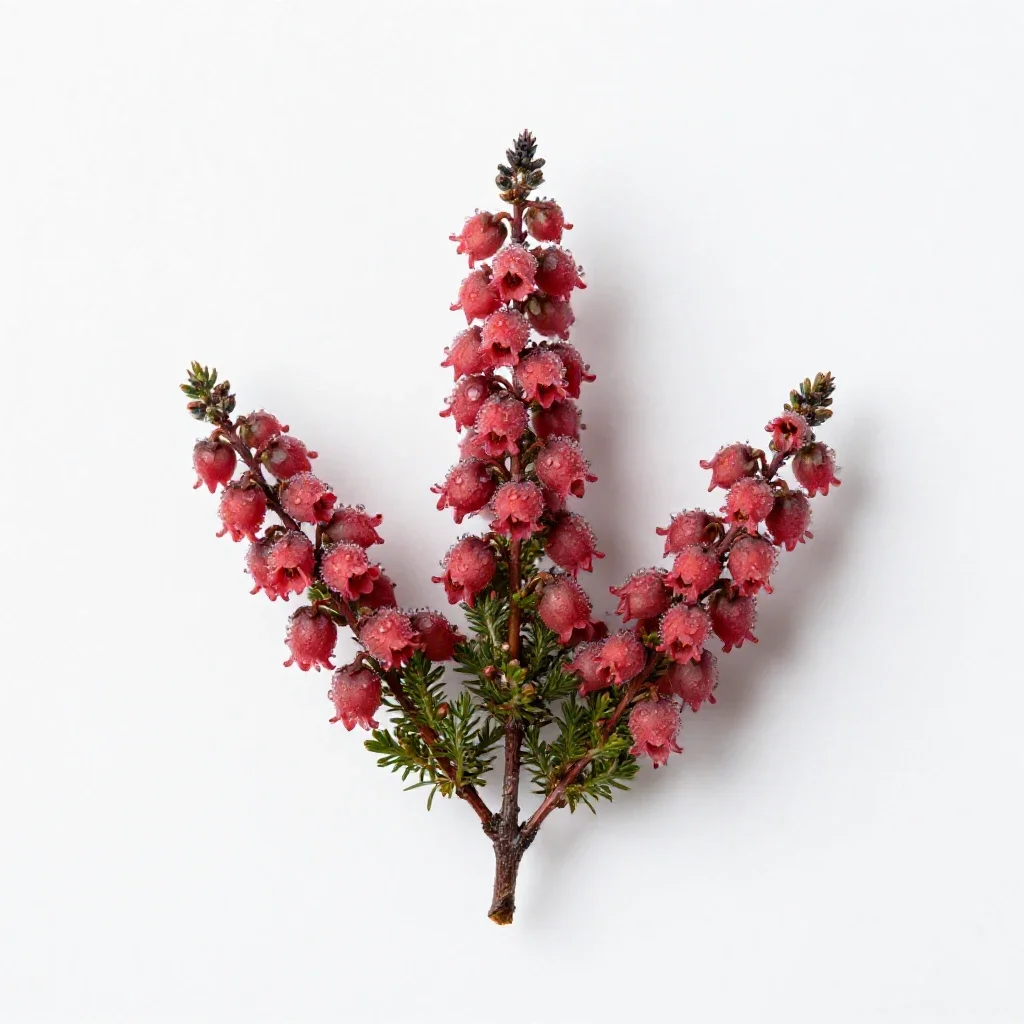 Winter heath isolated on a white background