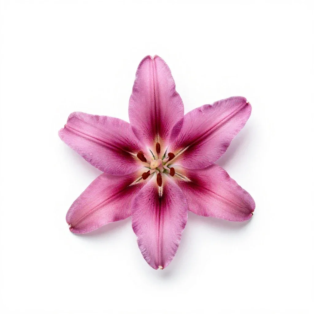 Adobe lily isolated on a white background