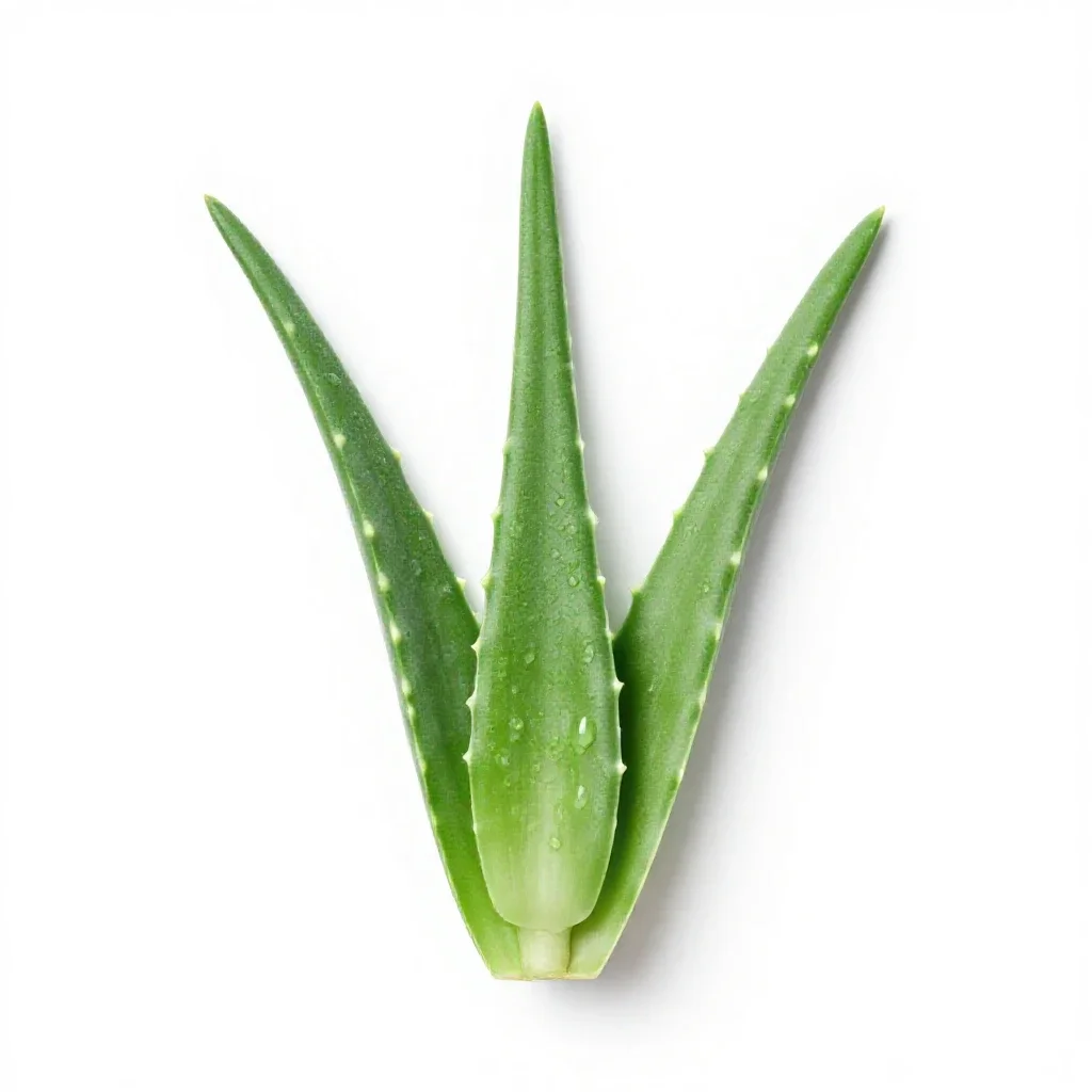 Aloe isolated on a white background
