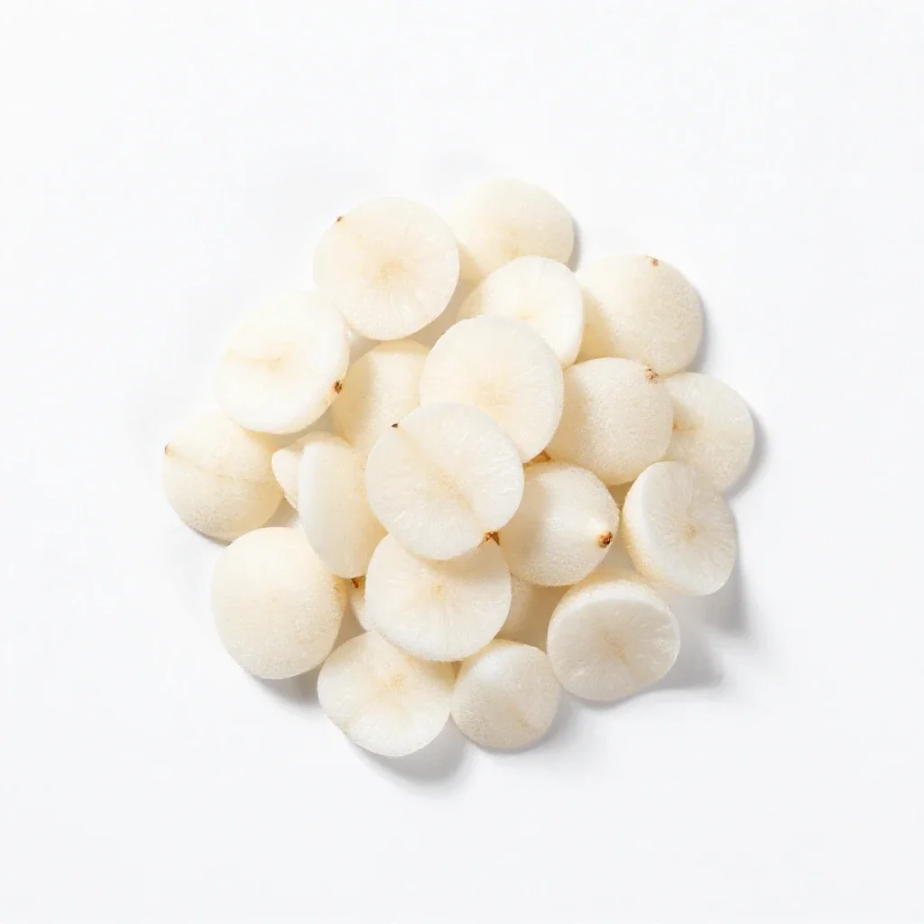 Arrowroot isolated on a white background
