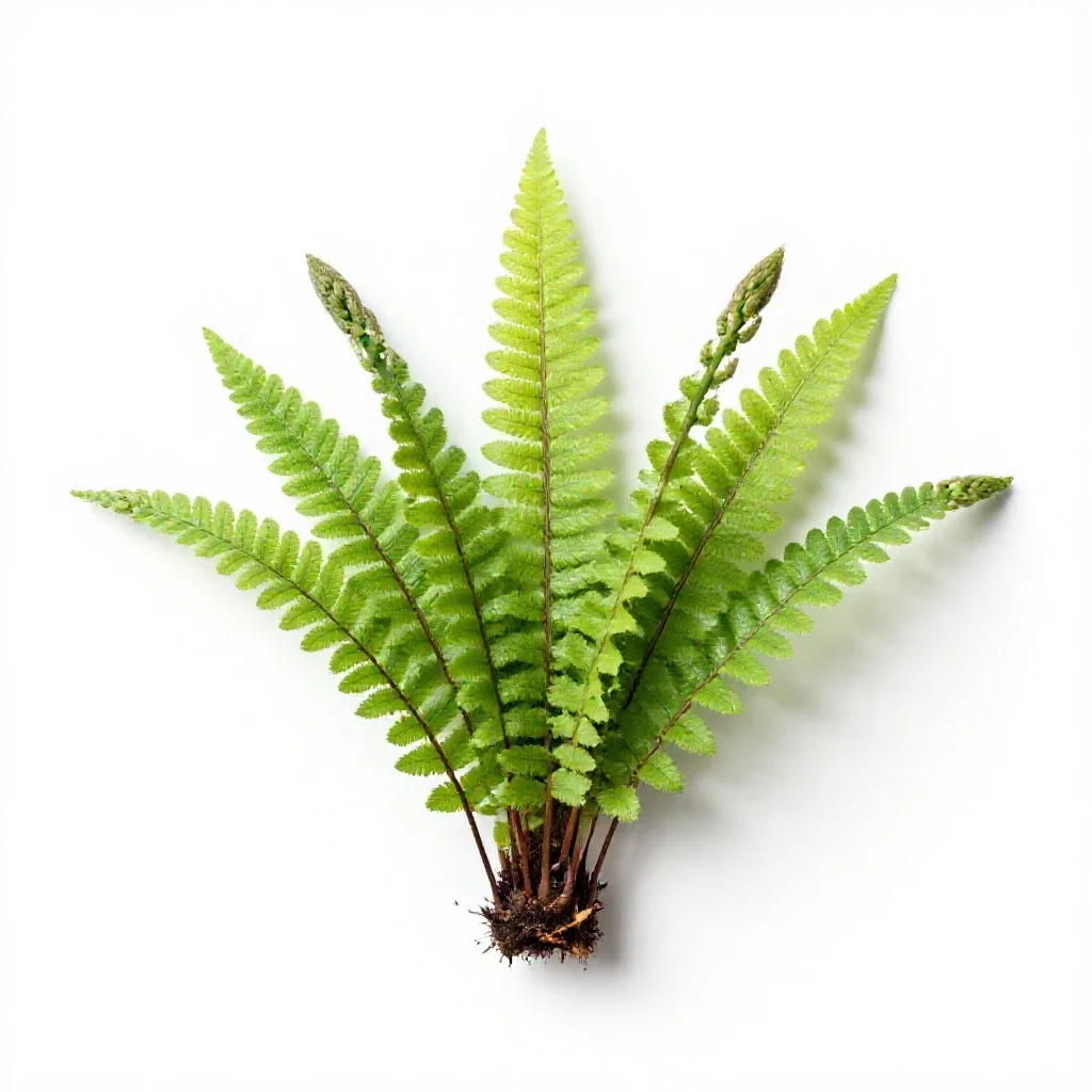 Asparagus fern isolated on a white background
