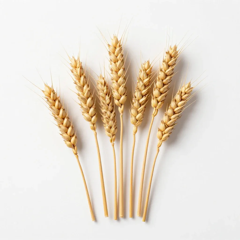 Emmer isolated on a white background
