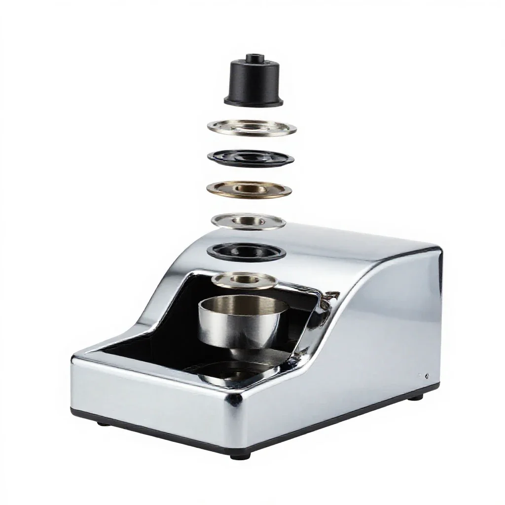 Cash register isolated on a white background