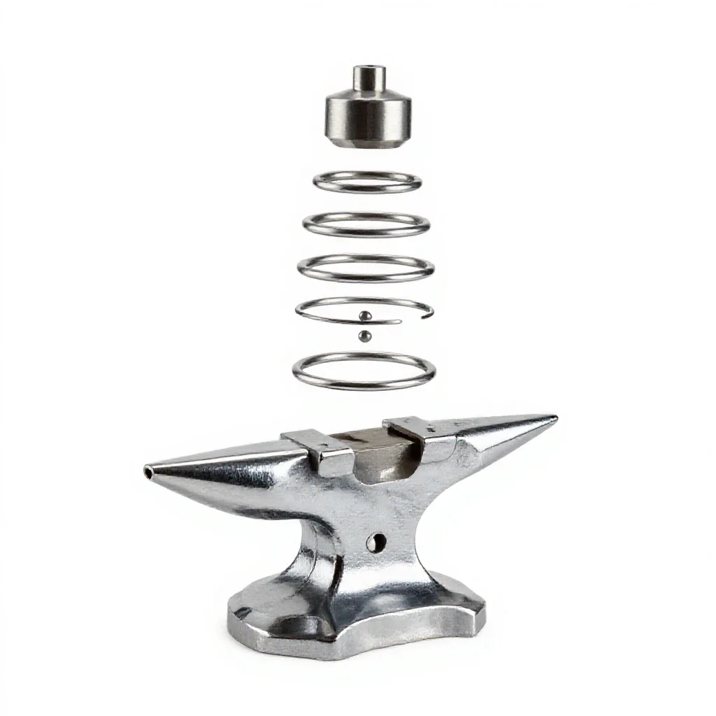 Cobbler's anvil isolated on a white background