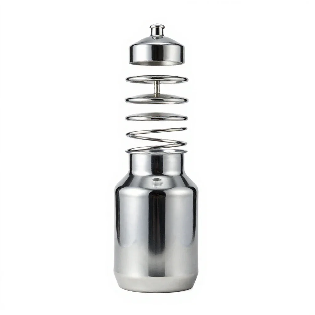 Milk churn isolated on a white background