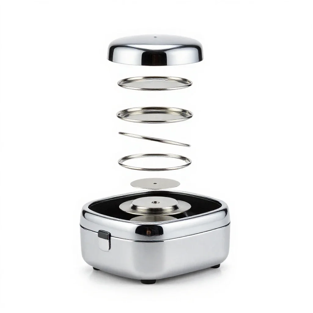 Music box isolated on a white background
