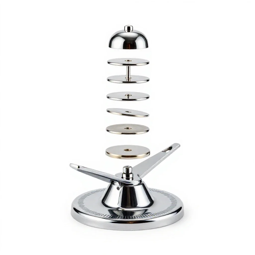 Sundial isolated on a white background