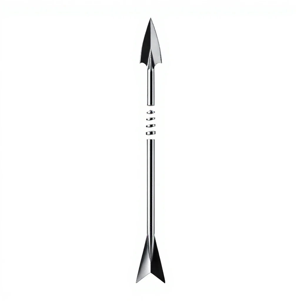 Whaling harpoon isolated on a white background