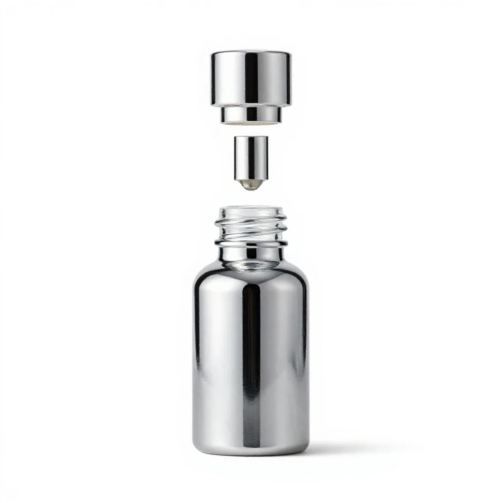 Apothecary bottle set isolated on a white background