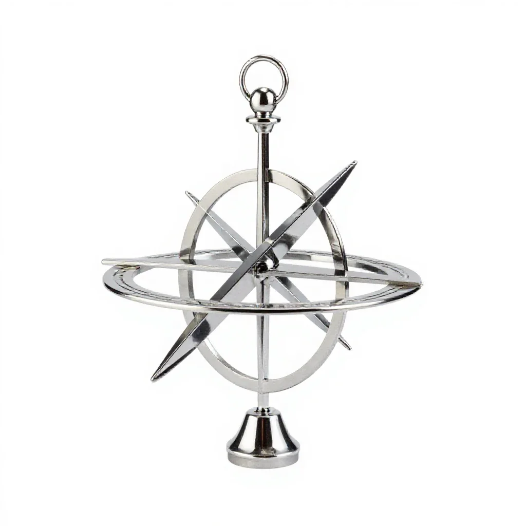Astrolabe isolated on a white background
