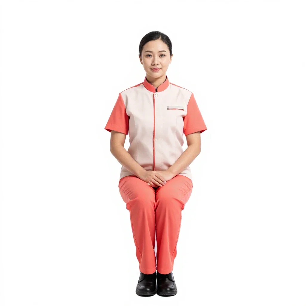Bus driver in uniform isolated on a white background