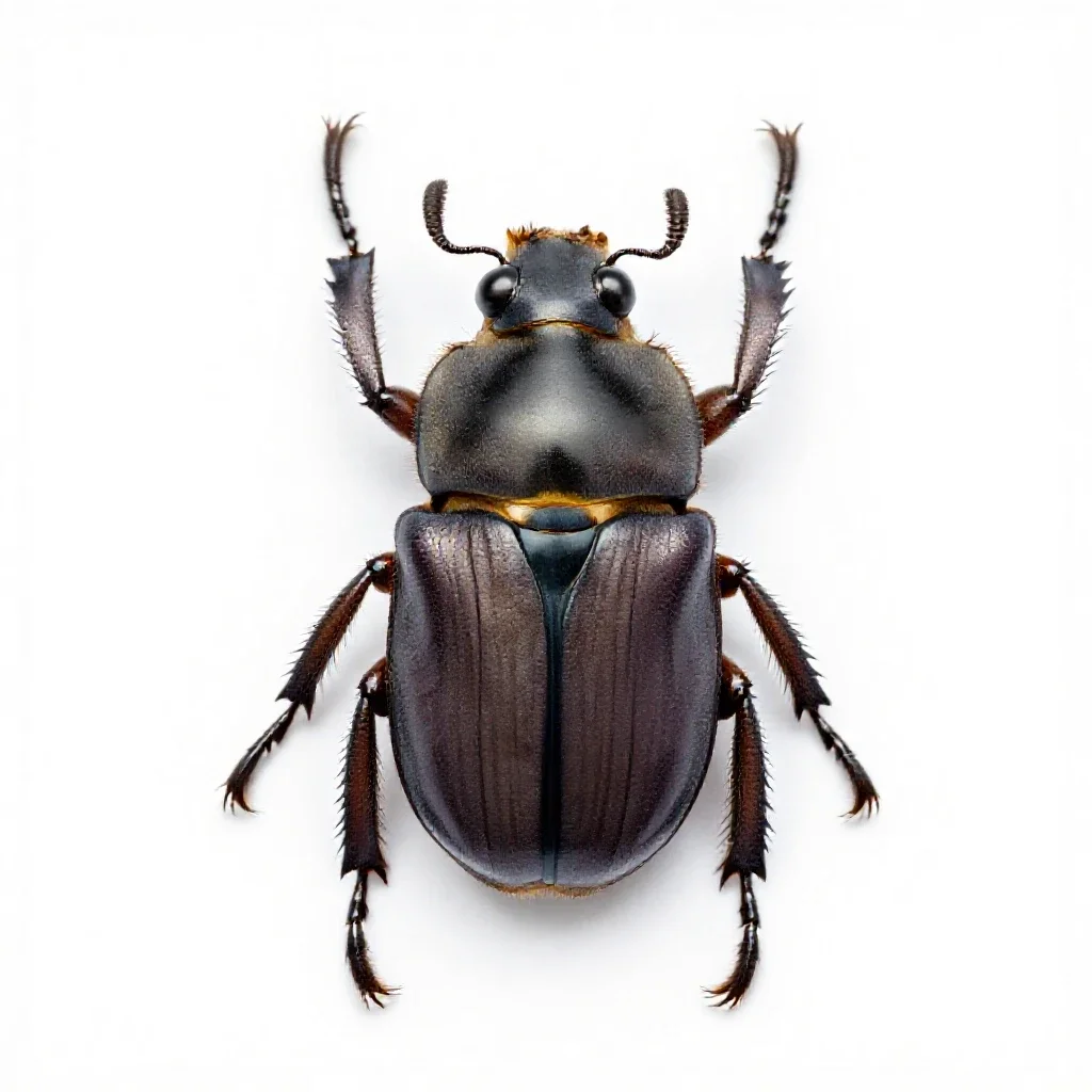 Clockwork beetle isolated on a white background
