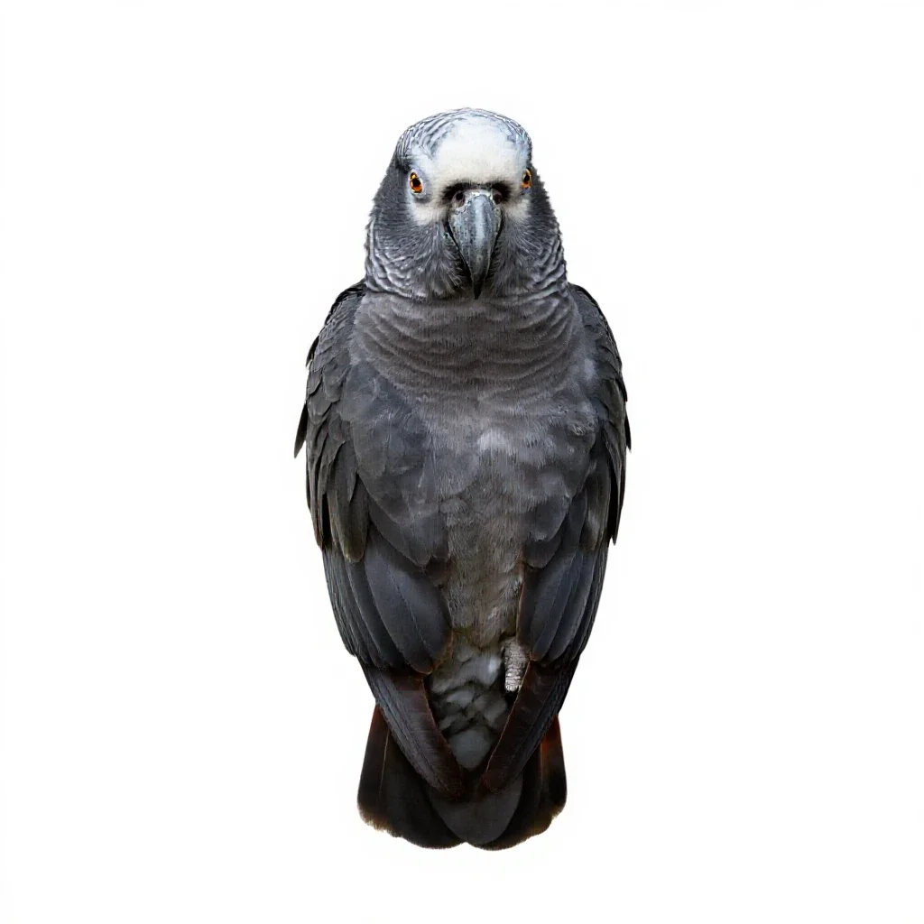 Kea parrot isolated on a white background