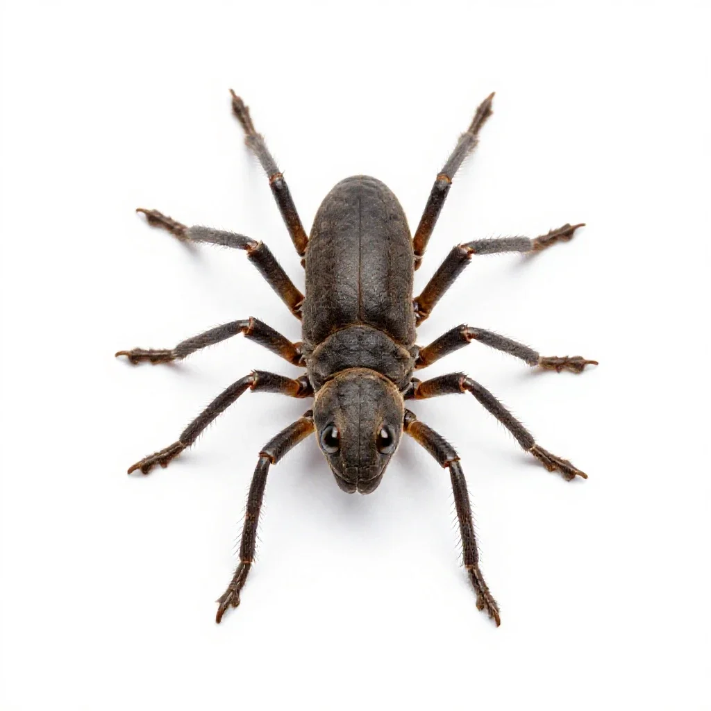Six-legged desert strider isolated on a white background