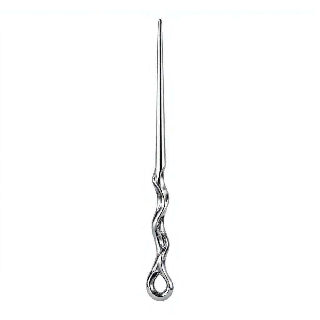 Gnarled wand isolated on a white background