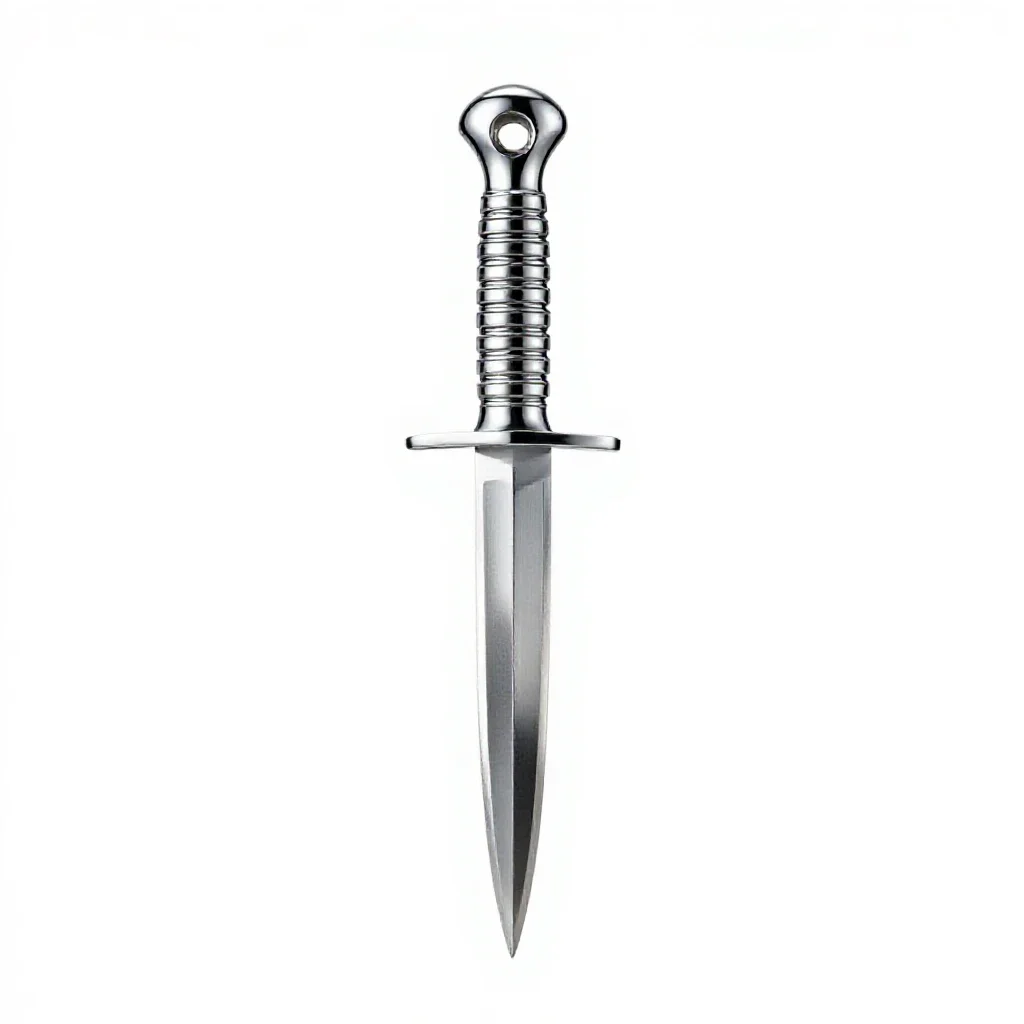 Throwing dagger set isolated on a white background