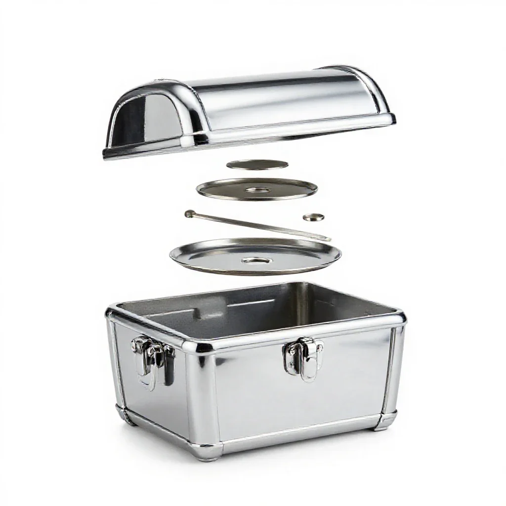 Treasure chest isolated on a white background