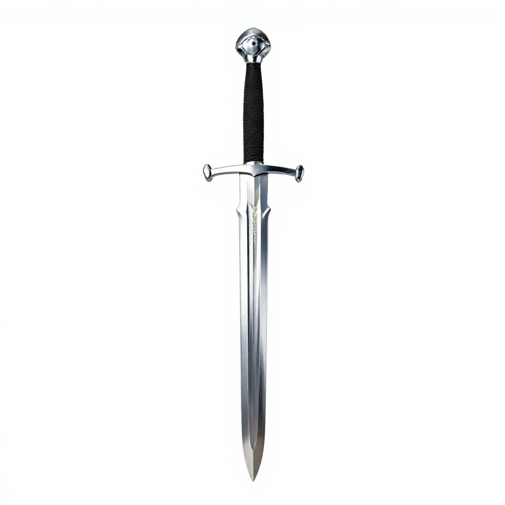 Two-handed greatsword isolated on a white background