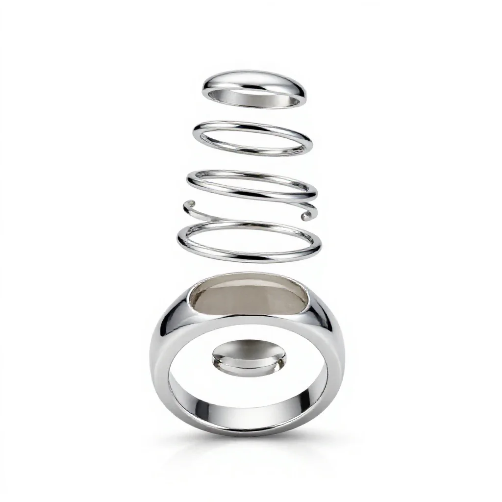 Enchanted ring isolated on a white background