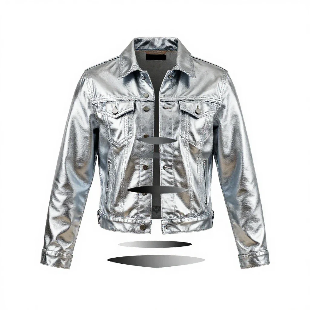Denim jacket isolated on a white background