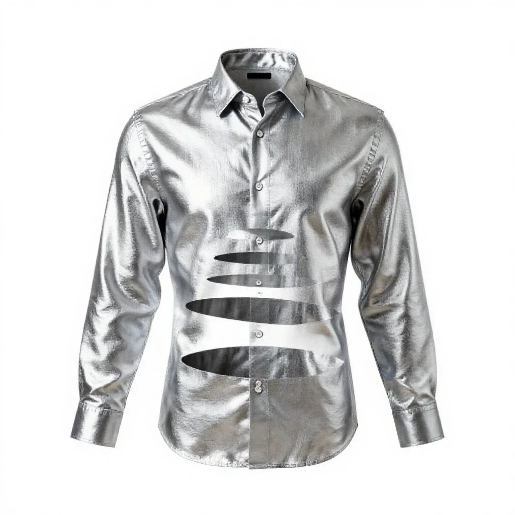 Linen shirt isolated on a white background