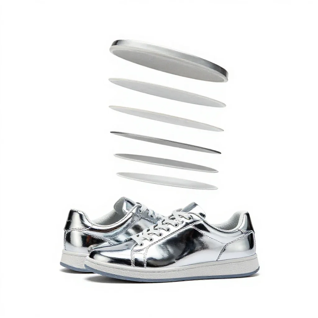 Pair of sneakers isolated on a white background