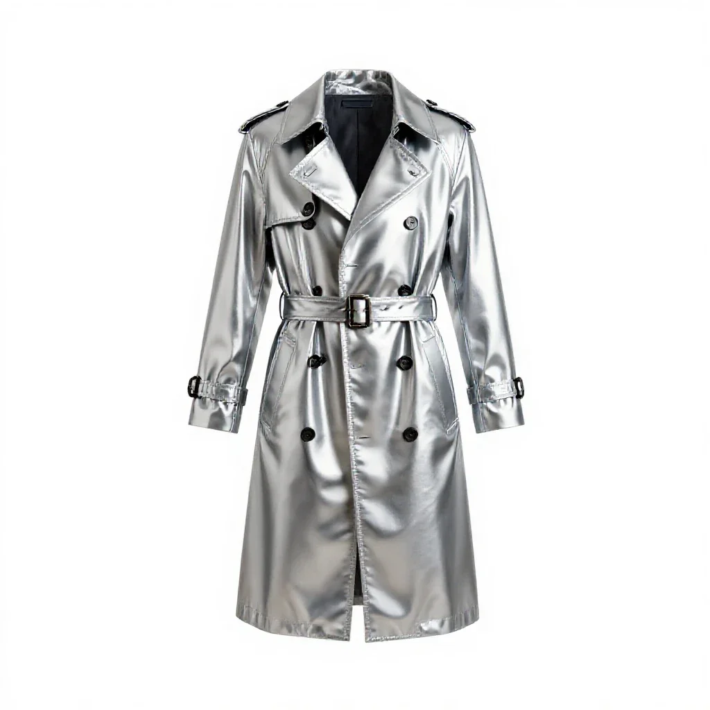 Trench coat isolated on a white background