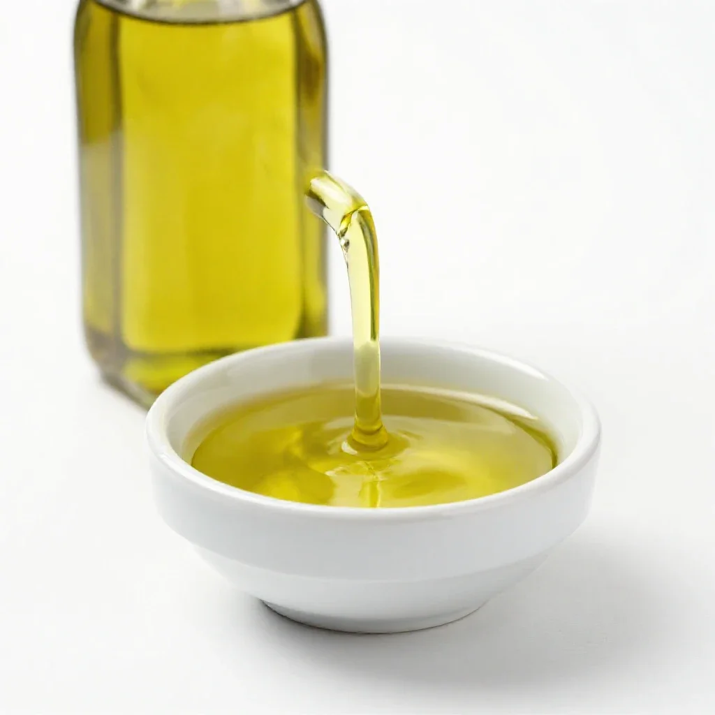 Bottle of olive oil isolated on a white background
