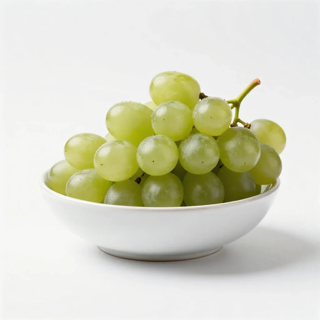 Bunch of grapes isolated on a white background
