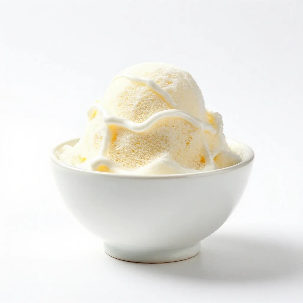 Shave ice cup isolated on a white background