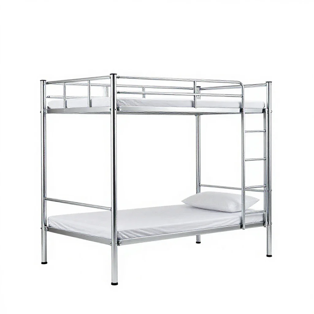 Bunk bed isolated on a white background