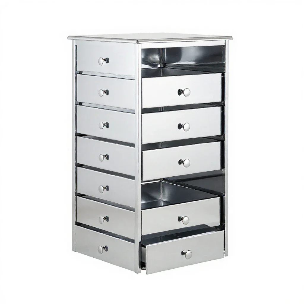 Chest of drawers isolated on a white background